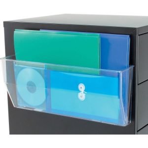 Deflecto Magnetic DocuPocket, 6 3/8""H x 15""W x 3""D, Clear
