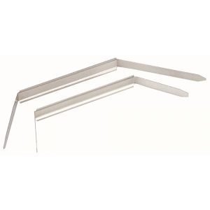Paper Fastener Bases, 2 3/4"" Base, 2"" Prongs, Box Of 100